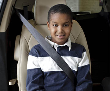 Regras para transporte de crianças no carro